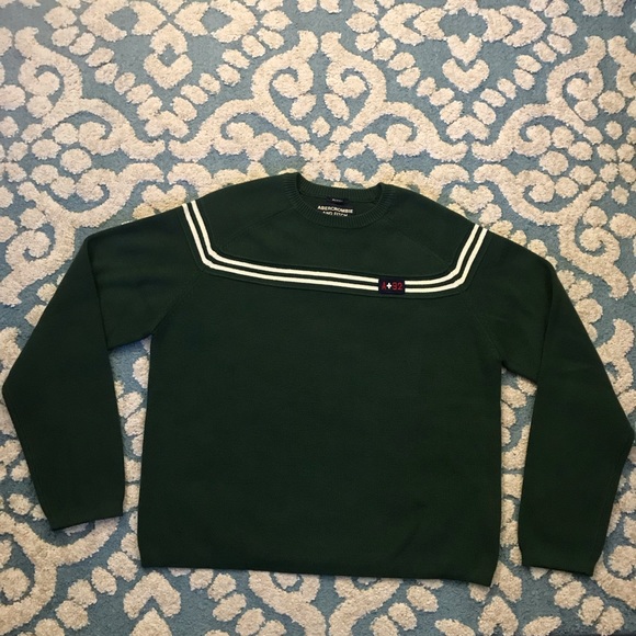 Abercrombie & Fitch Other - Abercrombie and Fitch A/92 Green Muscle Sweater